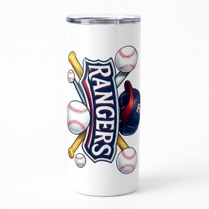 Rangers Baseball 20 oz Skinny Tumbler
