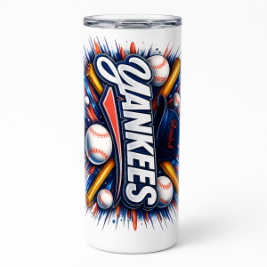 Yankees Fan Art Tumbler