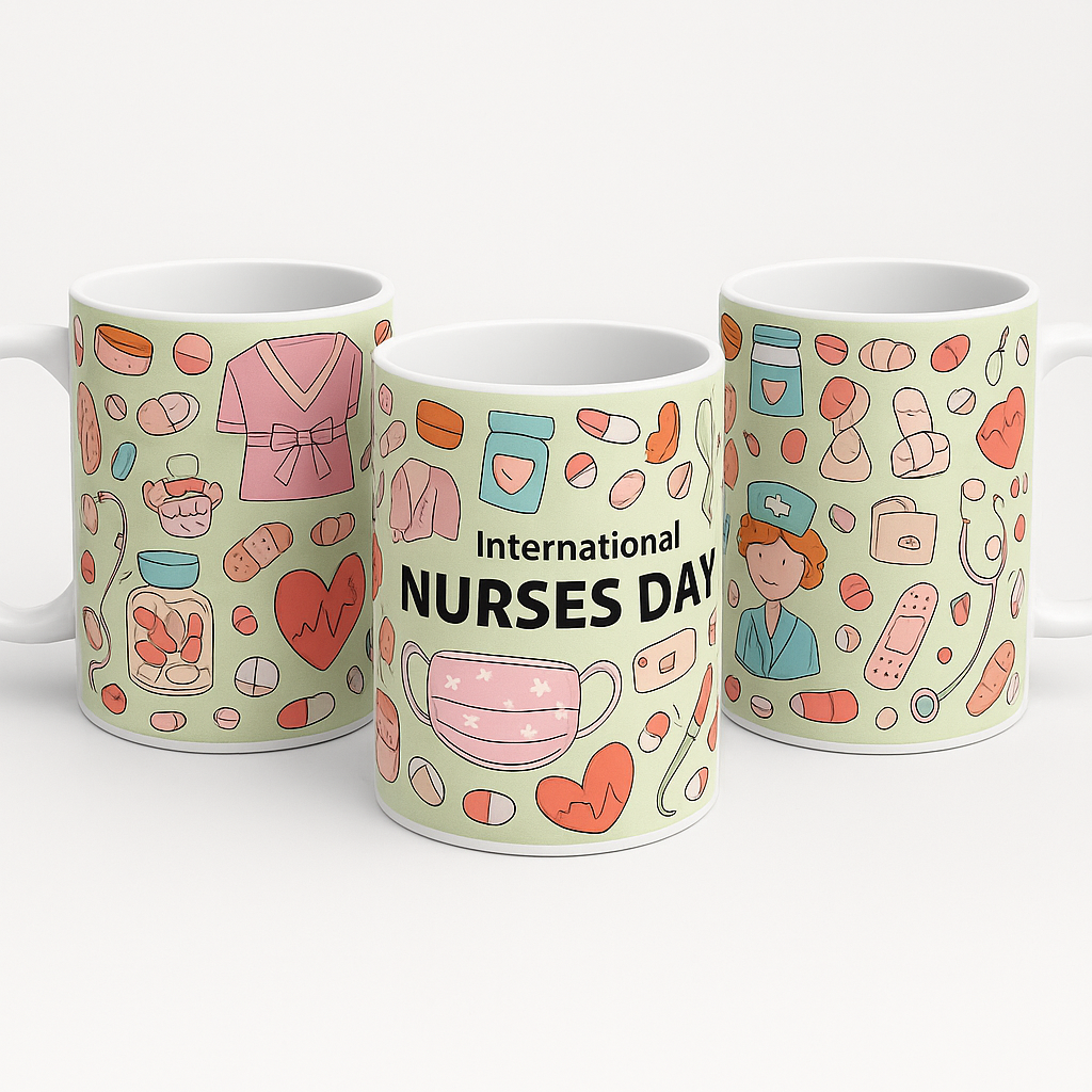 International Nurses Day 15 fl oz Ceramic Mug - Image 2